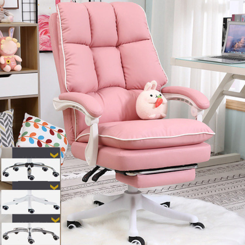 Sedia girevole esecutiva con braccia regolabile moderna sedia da scrivania per computer con ruote