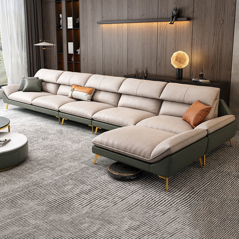 Cuscini rimovibili in fico beige divano/setionals con resistenza alle macchie