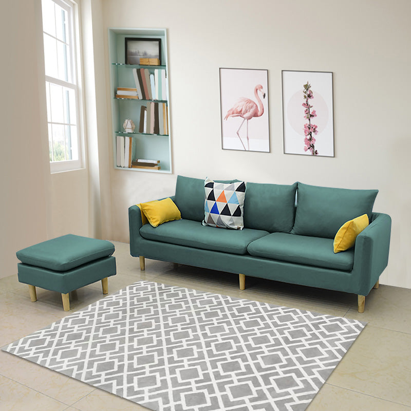 Divano sezionale del braccio superiore cuscino in tessuto 31,5 "divano posteriore ad alto contenuto