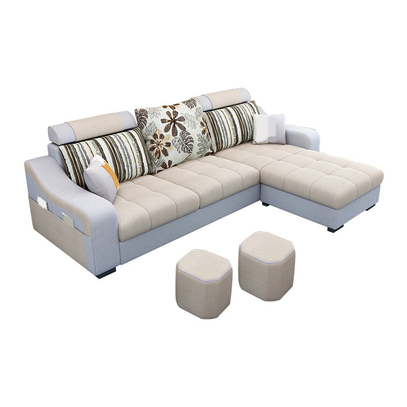 Sezioni mobili modulari a 3 posti con spazio per soggiorno