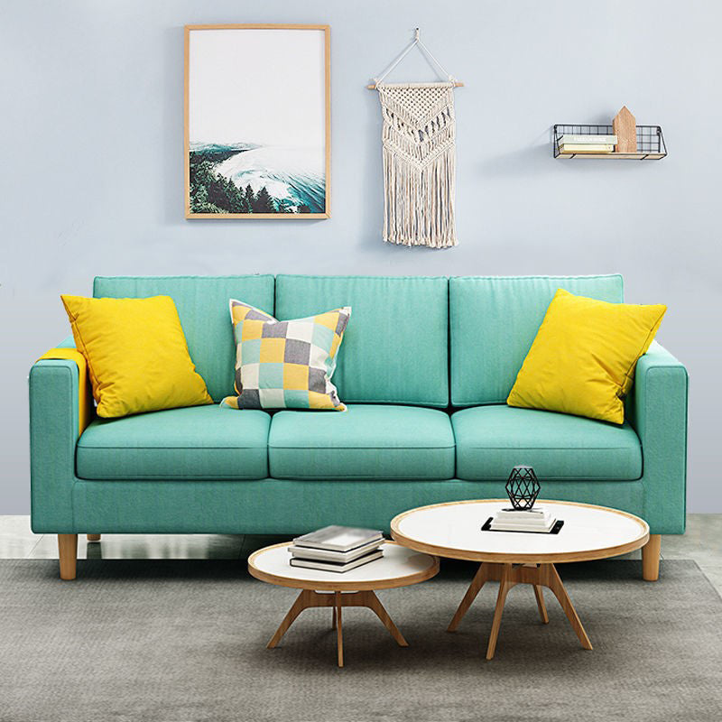 3人のために3つの枕を備えた現代のストレージソファ