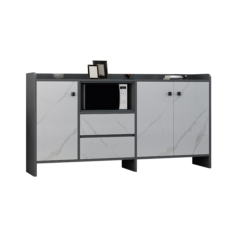 Sideboard Glam Sideboard in legno artificiale con porta per soggiorno