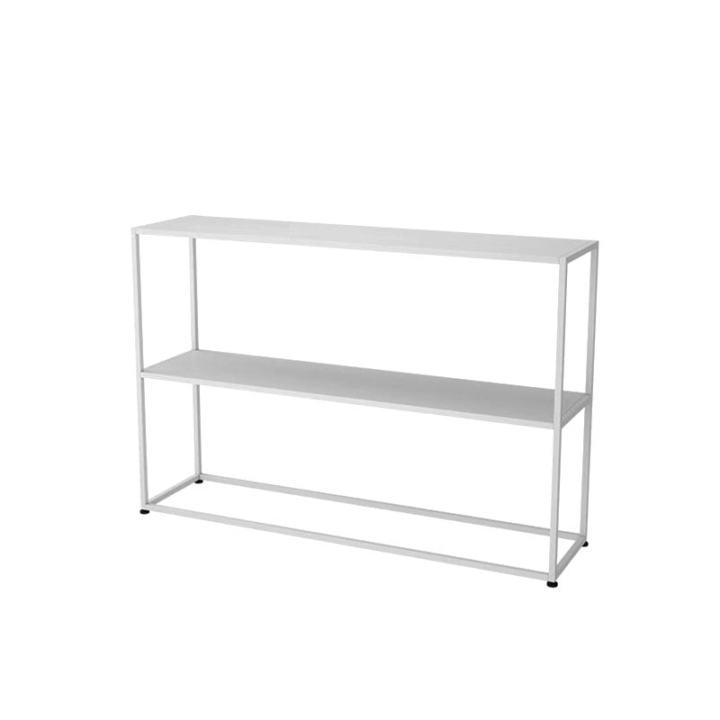 Modern Style Bookcase Metal Etagere Bookshelf for Home Office 47"L x 12"W x 31"H White Clearhalo 'Bookcases' 'furn' 'furn_bookcases' 'Furniture' 'Office Furniture' 5336575
