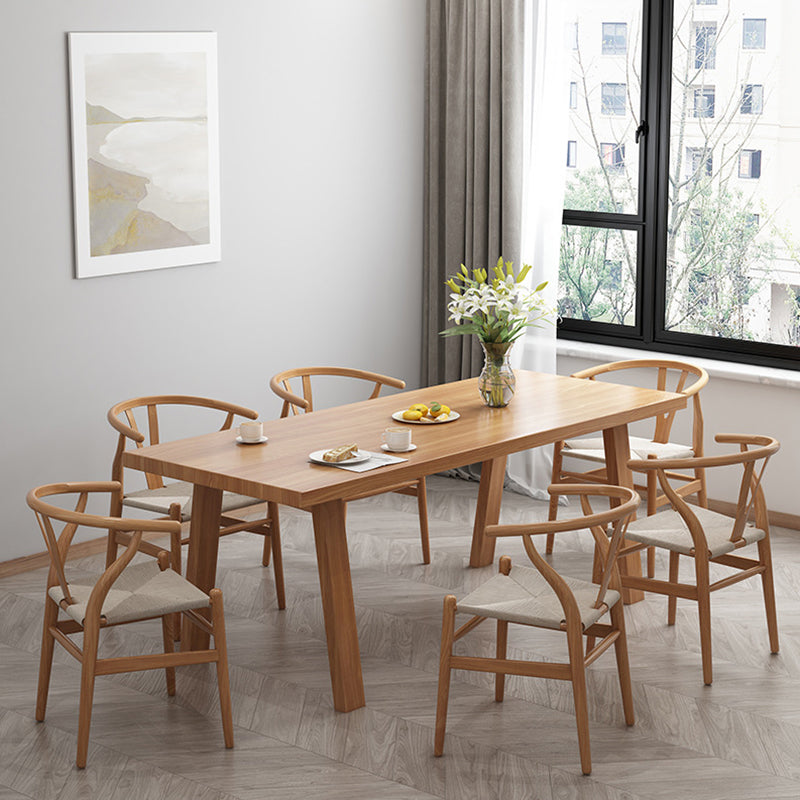 Tavolo da pranzo in pino minimalista set 1/2/7 pezzi tavolo da casa e sedie