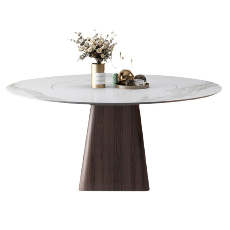 Moderne stijl witte stenen tafel rond eettafel voor keuken