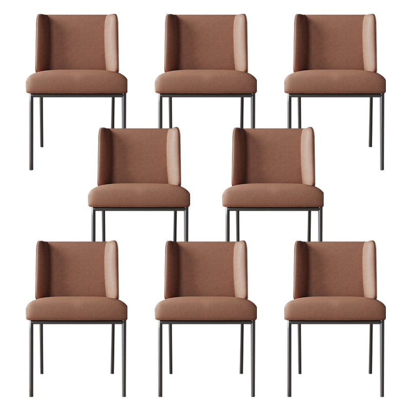 Upholstered Side Chair Modern Wingback Side Chair for Dining Room