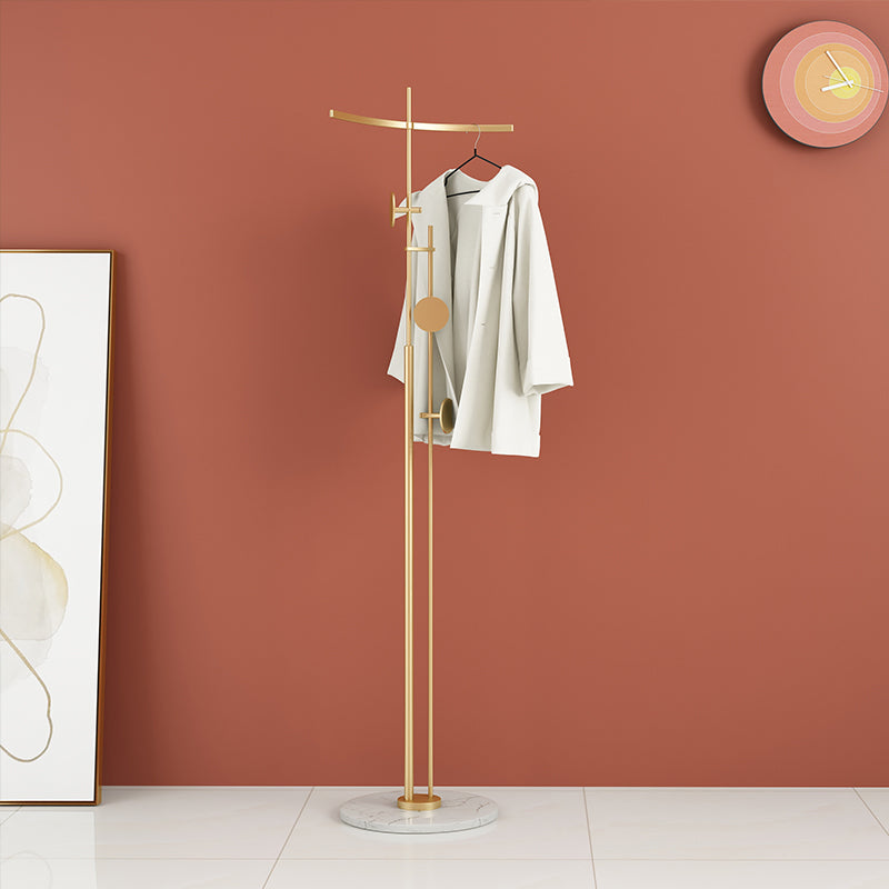 Hall Tree Modern Style Magnificent Metal Panger Hanger Horizontal Bar Hall Stand