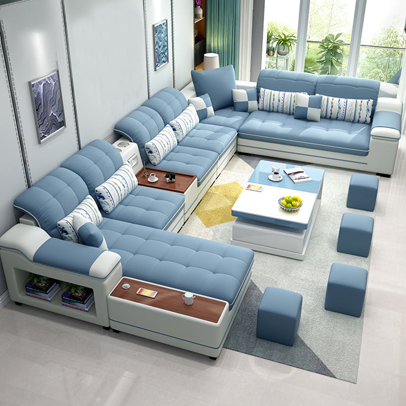 SOFA TOPO CILLOW SOFA MODULARE MODULA PELLE/INDIETRI DI MOBILI A FORMAZIONI USA