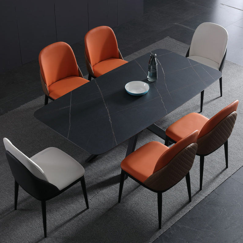 Set da tavolo moderno sinterizzato in pietra sinterizzato set da pranzo 1/2/5/7