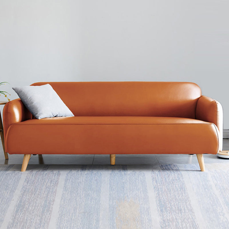 Divano a braccio incasso in pelle finta divano standard contemporaneo, 31,49 "w