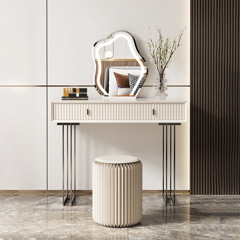 Vanité de maquillage en bois moderne