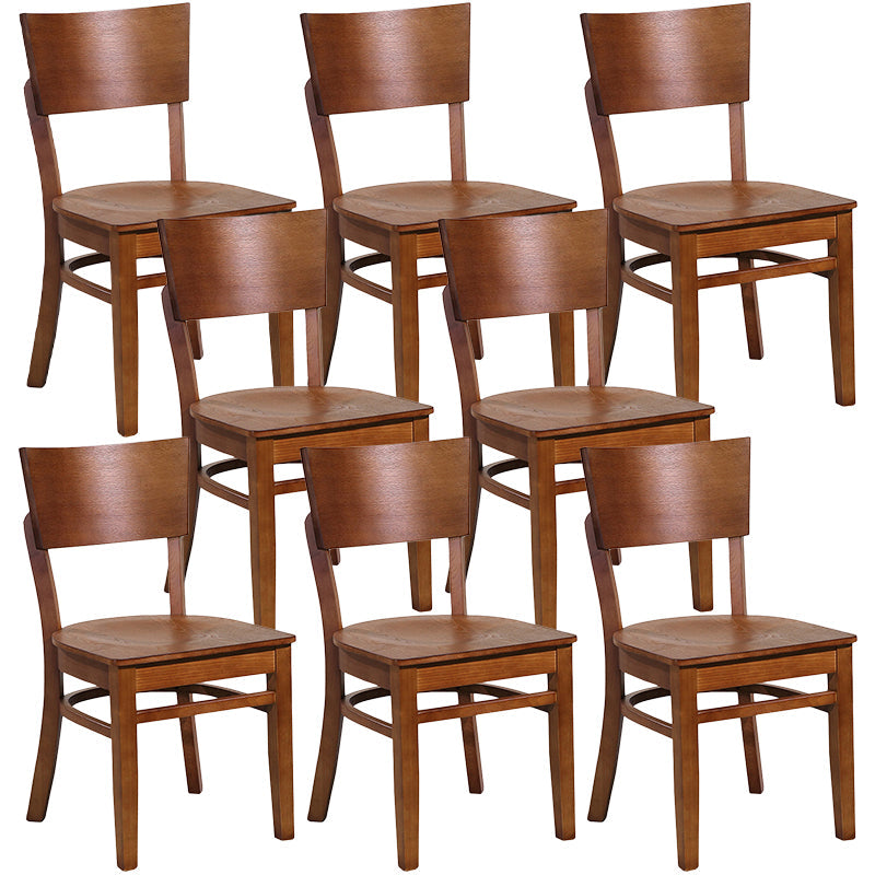 Contemporary Style Chairs Armless Chair for Kitchen with Wood Legs