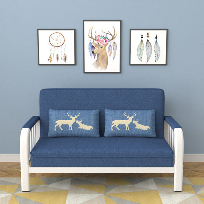 Sofá cuadrado contemporáneo Sofá convertible, 51.18 "L x 24.80" W x 33.46 "H