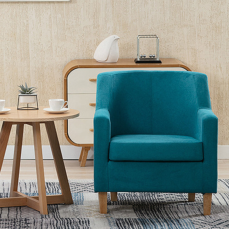 Chaise de bras synthétique 27,55 "L x 24,40" W x 31,49 "H fauteuil accent pour le salon