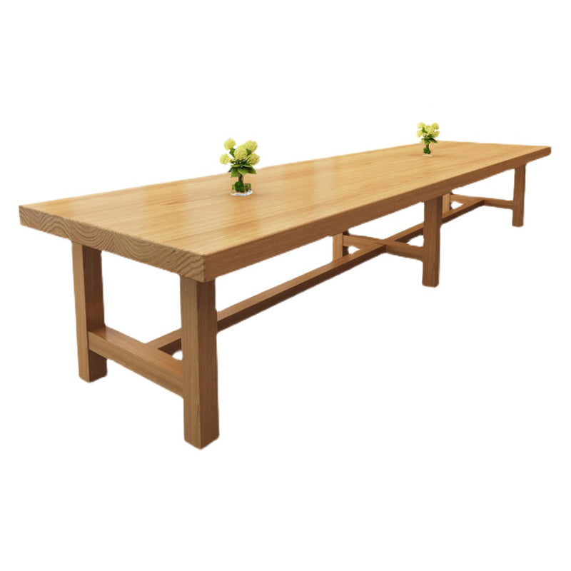 Mesa de reunión de madera sólida de la oficina en el hogar de la oficina en casa moderno escritura de escritura