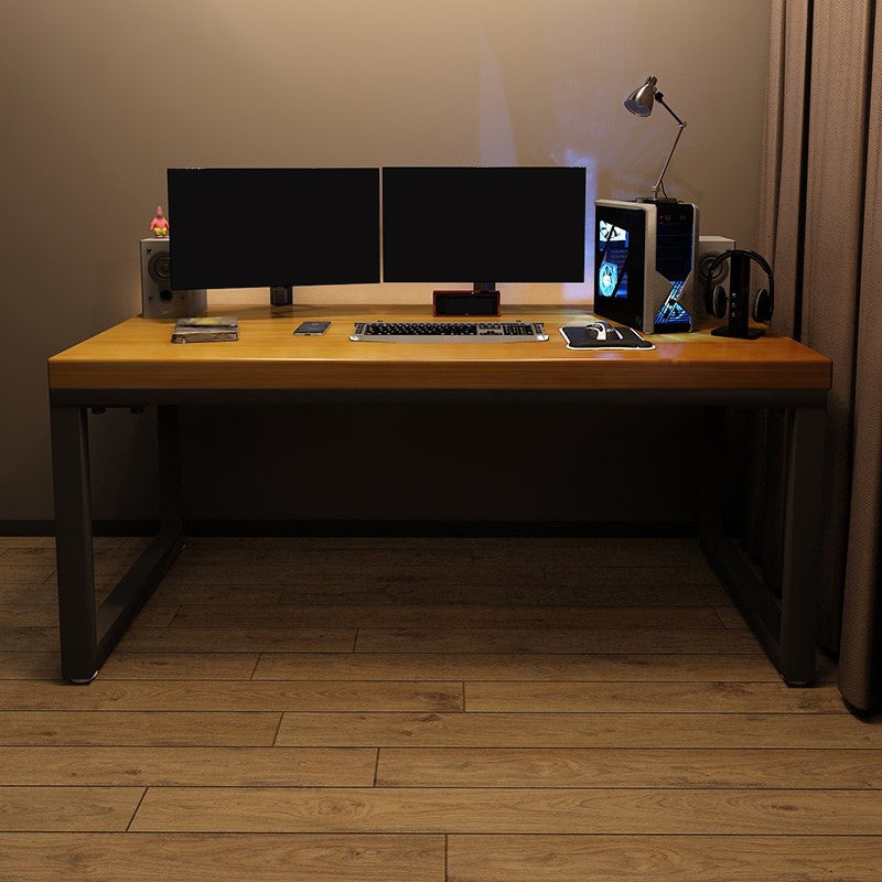 Solid Wood Writing Desk Contemporary Rectangular Office Desk 63"L x 27.6"W x 29.5"H Clearhalo 'furn' 'furn_office_desk' 'Furniture' 'Office Desks' 'Office Furniture' 'office_desk' 5379465