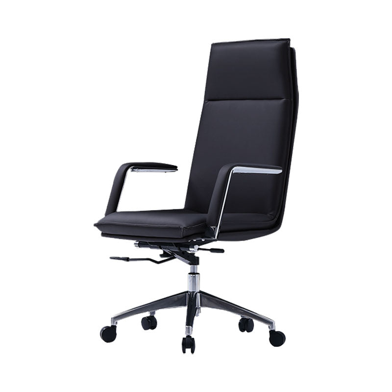 Sedia esecutiva girevole in stile moderno in pelle meccanismo in pelle sedia da ufficio