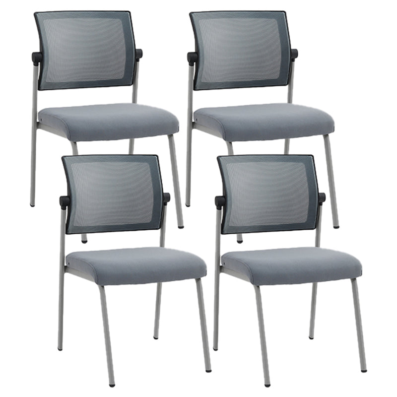 Sedia da ufficio contemporanea senza braccio sedia in cotone sedia ergonomica