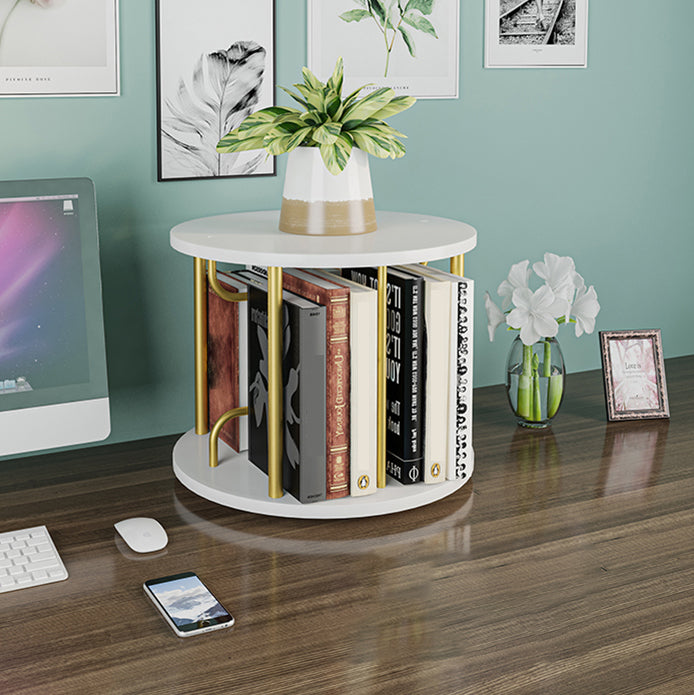 Zeitgenössischer 14 "H Rubberwood -Bücherregal Open Back -Bücherregal für Büro