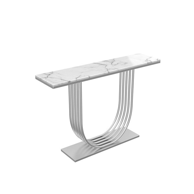 Consola de mármol de mármol rectangular resistente a los rasguños resistentes a las manchas