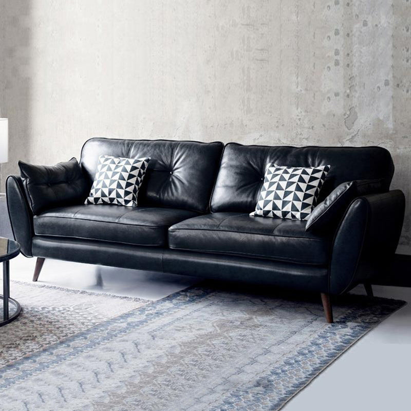 Sofá de brazo de almohada de la sala de estar estándar con mechones con mechones con mechones