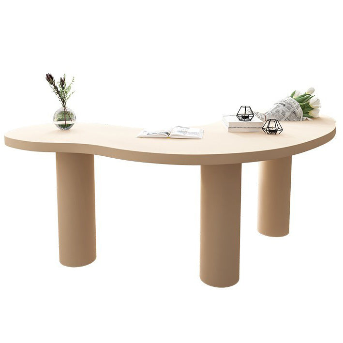 Freeform Massivholz Arbeitstisch Industriebürotisch mit 3 Beinen