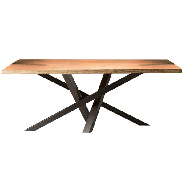 Mesa de oficina de rectángulo escritorio de oficina industrial con base de pedestal