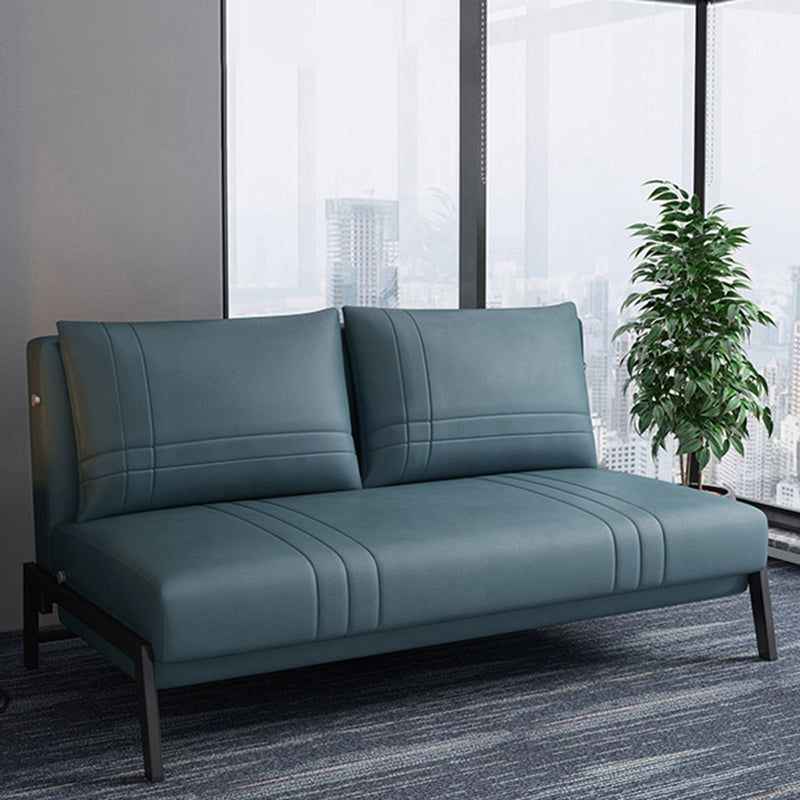 Sofá de cuero sintético Sofá Cama sin brazo Cama resistente al sofá de la cama resistente a la mancha