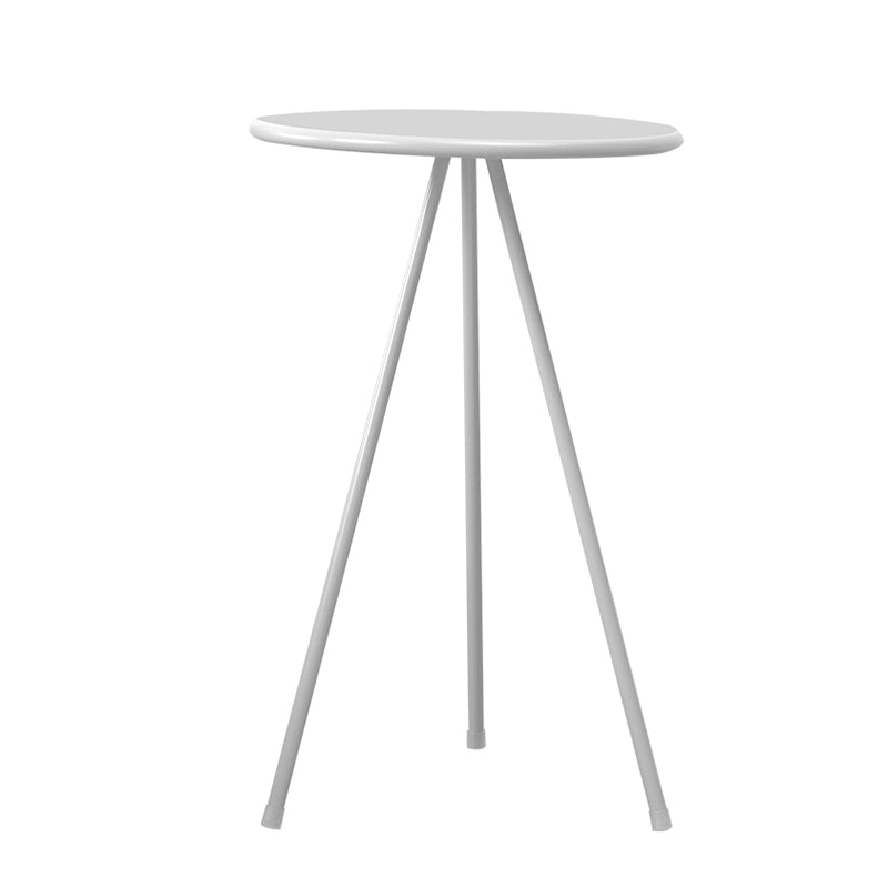 Metaal wit/groen/zwart/goud 3 poten basisontwerp ronde salontafel