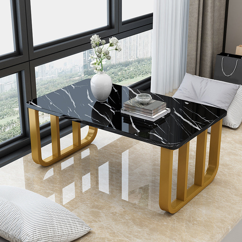 Tavolino rettangolare contemporaneo tavolo da cocktail in legno finto