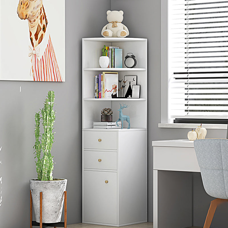 Scratch Resistant Accent Cabinet with 0/1/2 Drawers and Shelves