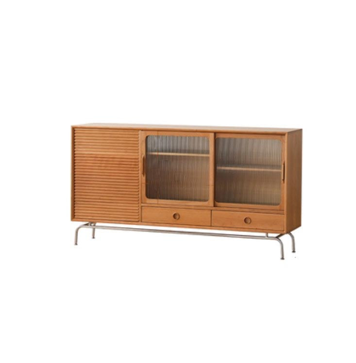 Zeitgenössischer 35 '' Height Sideboard Tabelle 3 Türen 2 Schubladenbuffettisch für Wohnzimmer