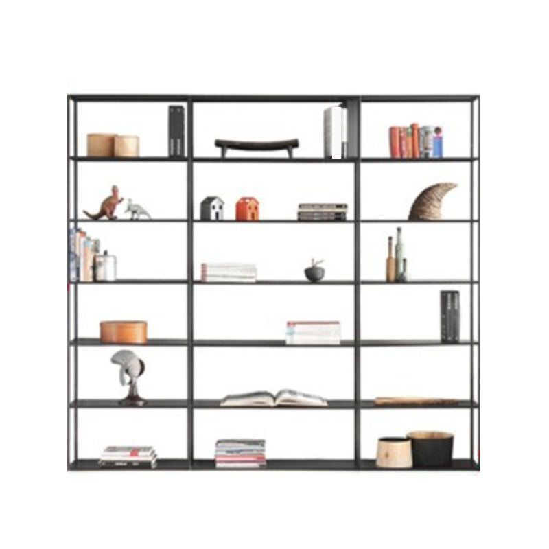 Rectángulo Open Back Bookshelf Industrial Etagere Storage Bookcase