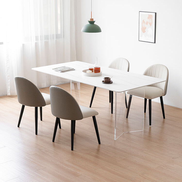 Designer Home Tavolo e sedie 1/4/5 pezzi Set da pranzo acrilico