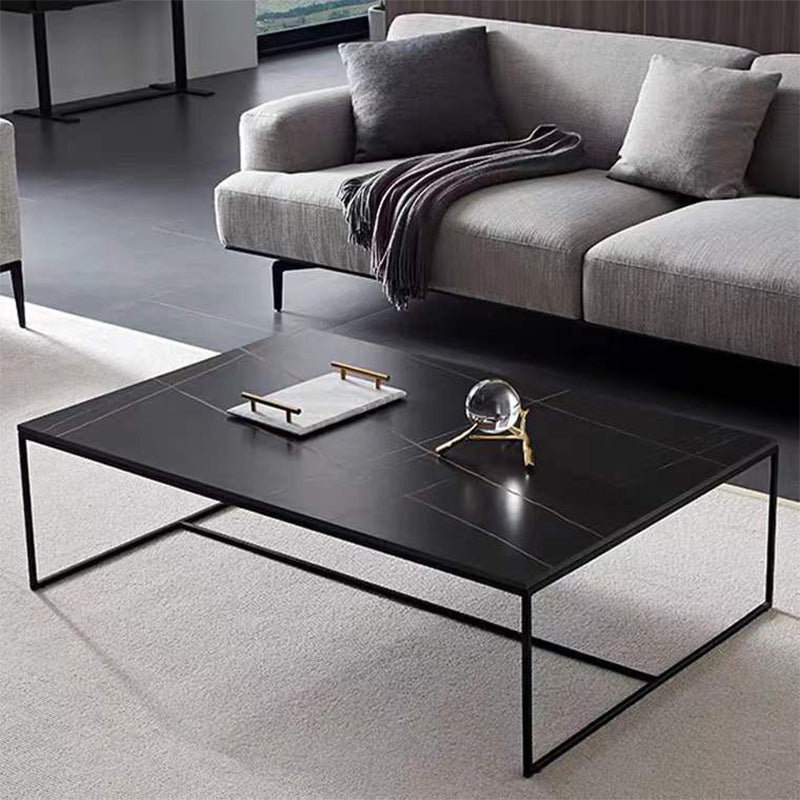 Trestle Basis Design Cocktailtisch Schwarz Gold/Weißer Couchtisch