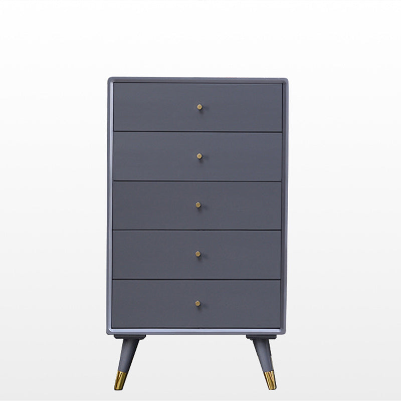 Verticale moderno moderno per la camera da letto per la camera da letto petto in bianco e marrone