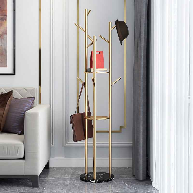 Moderne Haken Haken Feste Farbe Metallbedeckung mit Marmorbasis