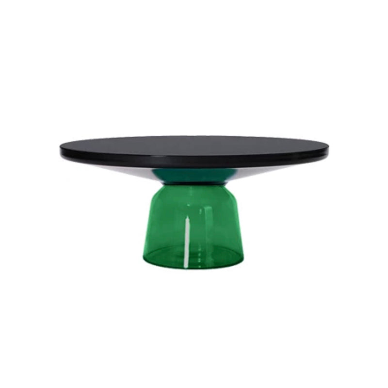 Base de piédestal rond Table en verre de style moderne avec table basse