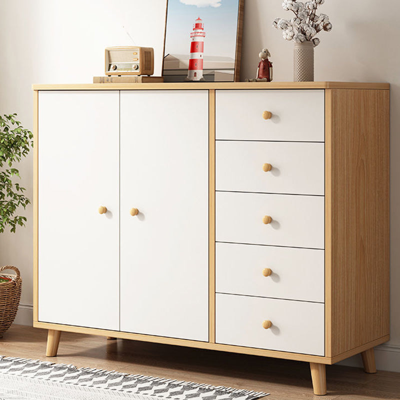 14,96 "Chérie d'accent en bois moderne de large avec armoire d'accent rectangle du tiroir