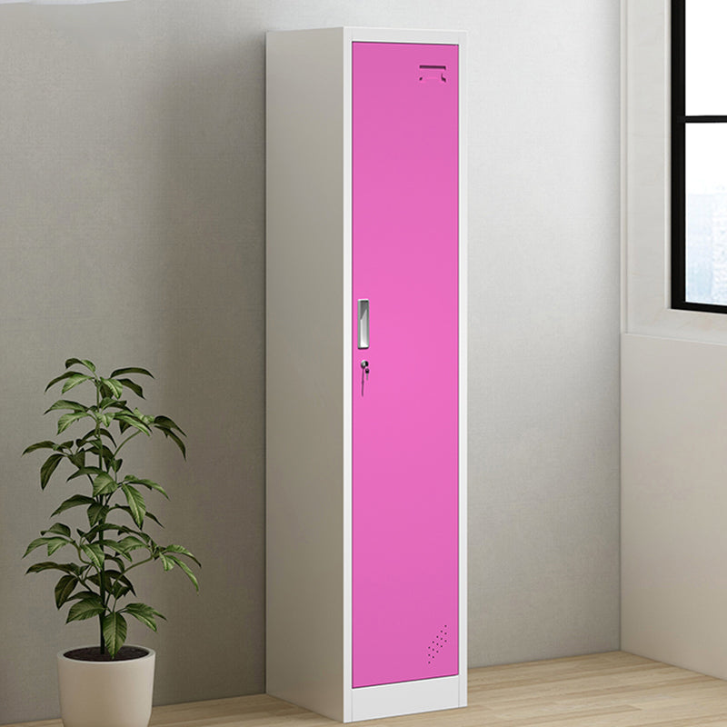 Moderne stijl garderobe metalen garderobe kast voor thuis, 16,54 "d x 14,96" w x 70.87 "h