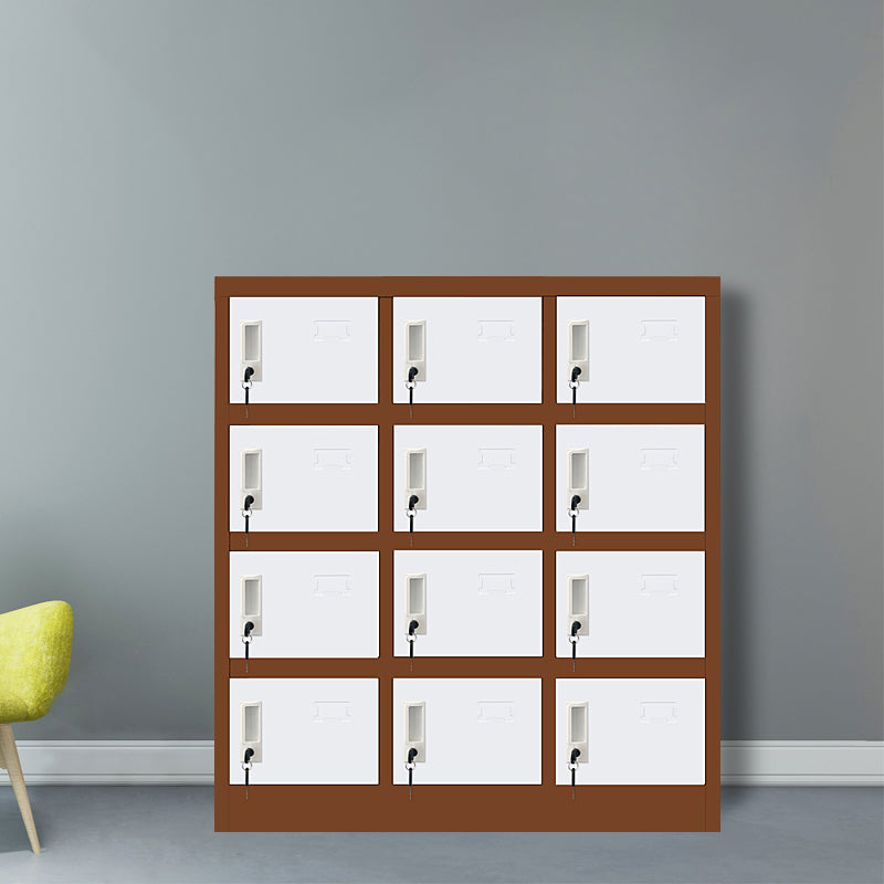 Armario de armario de metal de estilo contemporáneo para el hogar, 35.43 "D x 16.54" W x 39.37 "H