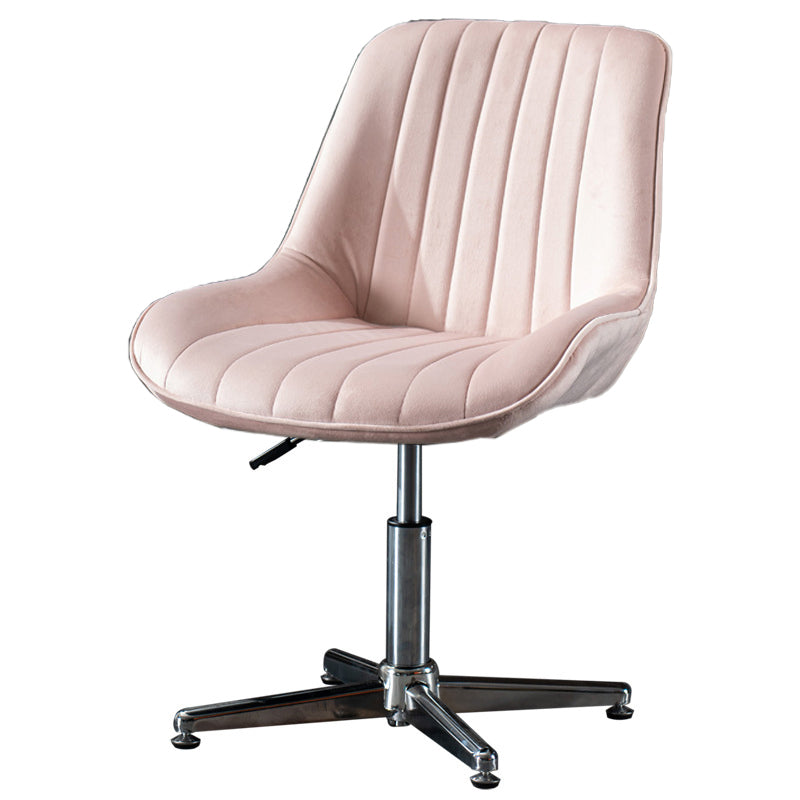 Sedia da scrivania in acciaio moderno con sedia da casa a medio schiena e altezza del sedile regolabile