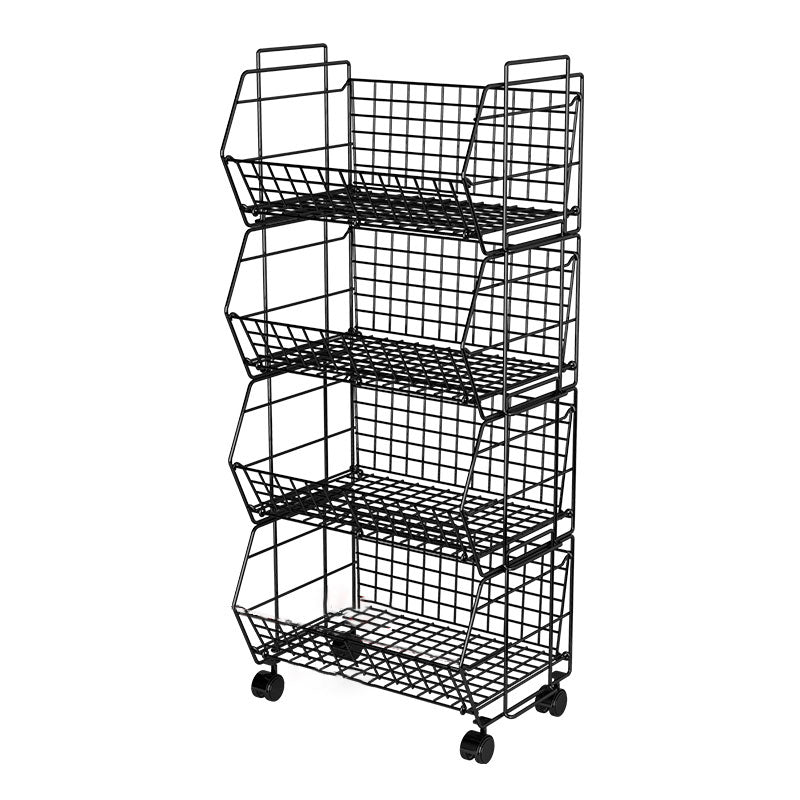 Bibliothèque en métal moderne, bibliothèque géométrique pour le salon, 17 "L x 10,5" W