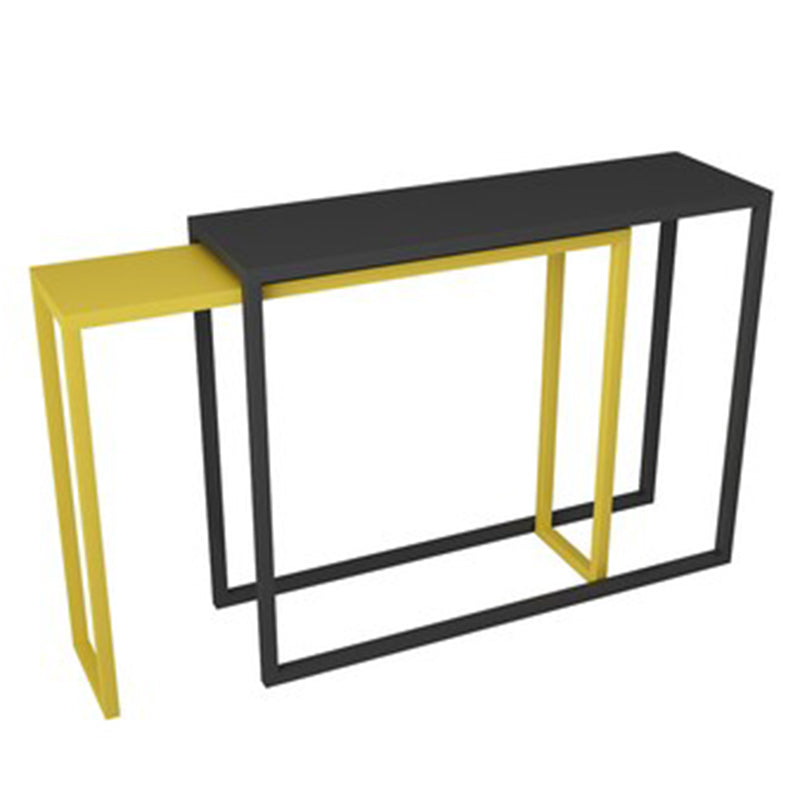 Tavolo console a base di slitte, 11,8 "W Ironcraft Modern Sother Console Table