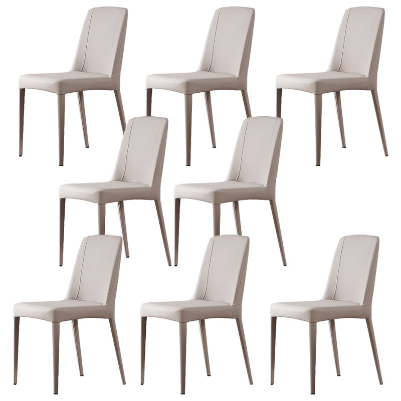 Silla de comedor de comedor de comedor de metal contemporáneo para uso en el hogar