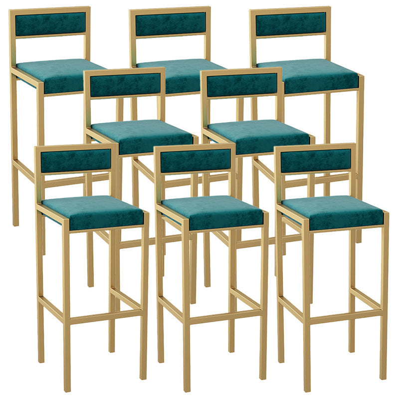 Tabouret de comptoir de dossier sans bras moderne