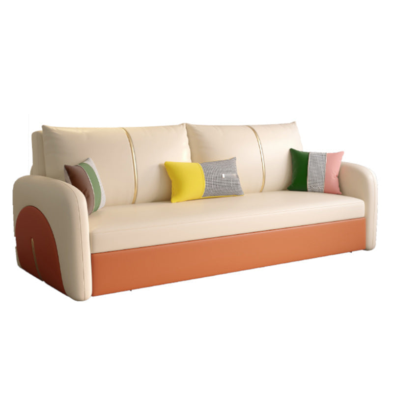 Moderno divano del divano da letto resistente alla pelle in pelle quadrata quadrata