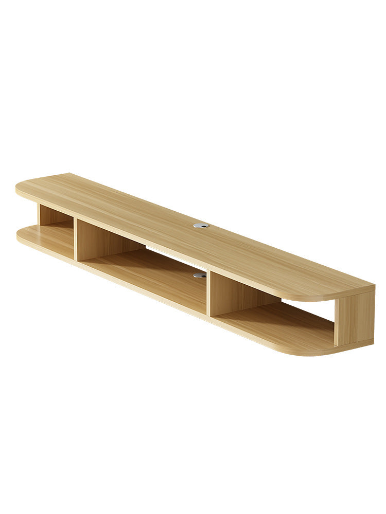 MODERNA TV TV in legno Console TV montata a parete con 4 scaffalature