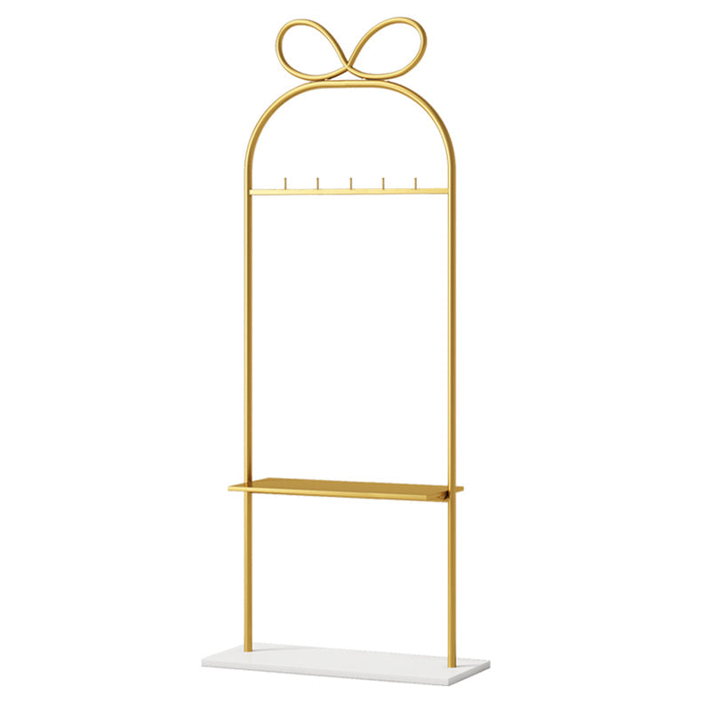 Hall Tree Splendido appendiabiti in metallo Scaffale di stoccaggio della sala con ganci