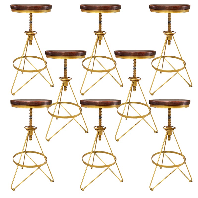 Tabouret de bar à hauteur réglable industrie